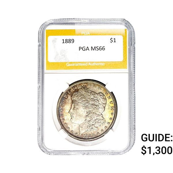 1889 Morgan Silver Dollar PGA MS66