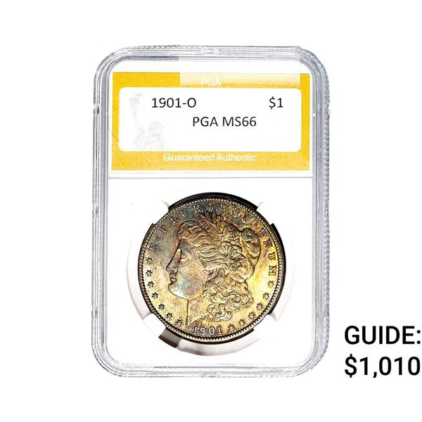 1901-O Morgan Silver Dollar PGA MS66