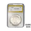 Image 1 : 1922 Silver Peace Dollar PGA MS65