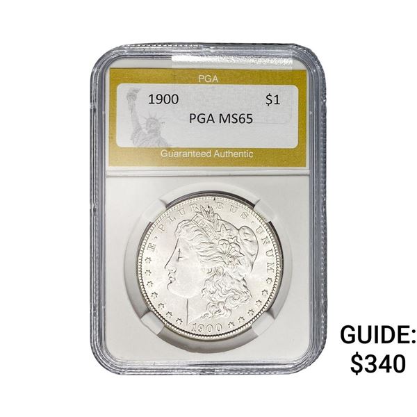 1900 Morgan Silver Dollar PGA MS65