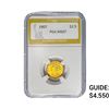 Image 1 : 1907 $2.50 Gold Quarter Eagle PGA MS67