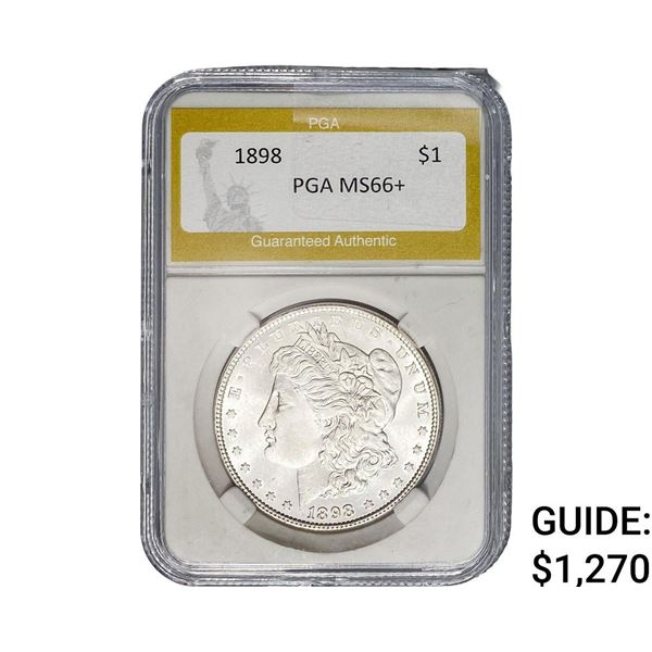 1898 Morgan Silver Dollar PGA MS66+