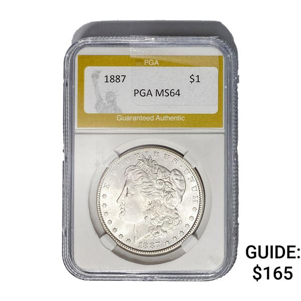 18887 Morgan Silver Dollar PGA MS64