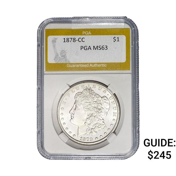 1879-S Morgan Silver Dollar PGA MS65