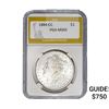 Image 1 : 1884-CC Morgan Silver Dollar PGA MS65