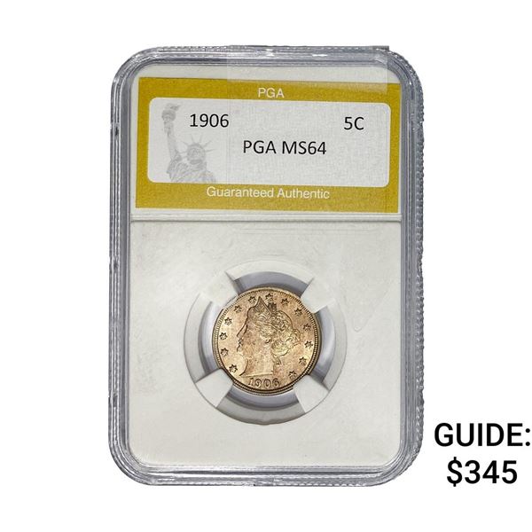 1906 Liberty Victory Nickel PGA MS64