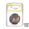 Image 1 : 1885 Morgan Silver Dollar PGA MS64 Toned