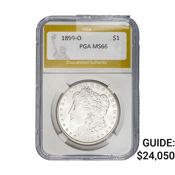 1899-O Morgan Silver Dollar PGA MS66