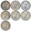 Image 2 : 1880-1883 Varied Date Morgan Sil Dollar Lot [7 Coins] HIGH GRADE