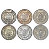 Image 2 : 1878-1881 Varied Date Morgan Sil Dollar Lot [6 Coins] HIGH GRADE