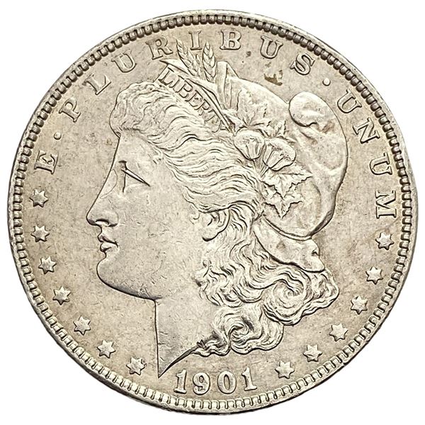1901 Morgan Silver Dollar AU