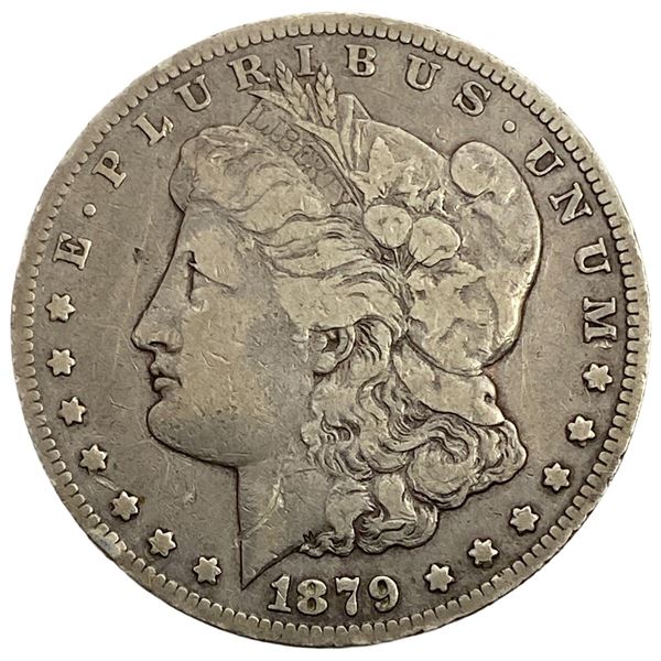 1879-CC Morgan Silver Dollar Fine