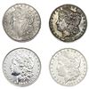 1886-O-1889-O Better Date Morgan Silver Dollar Lot [4 Coins]