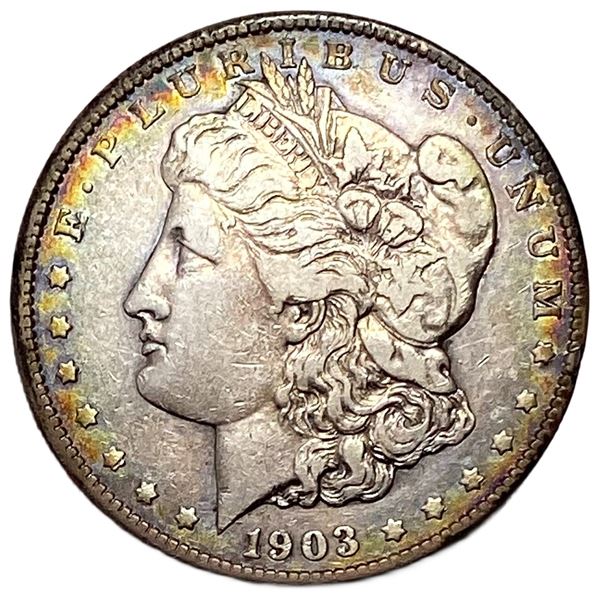 1903-S Toned Morgan Silver Dollar VF