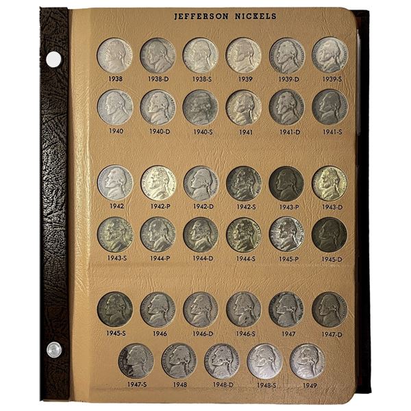 1938-2015 High Grade Jefferson Nickel Set W/Proofs [213 Coins]