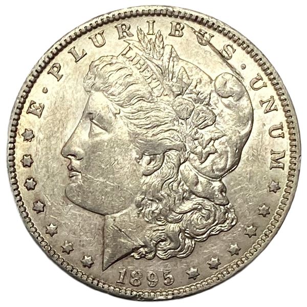 1895-O Morgan Silver Dollar AU+