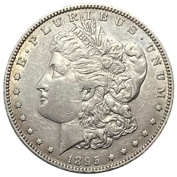 1895-O Morgan Silver Dollar AU