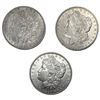 1885-1897 AU Better Date Morgan Silver Dollar[3 Coins]