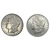 Image 1 : 1899, 1900 UNC Better Date Morgan Silver Dollar [2 Coins]