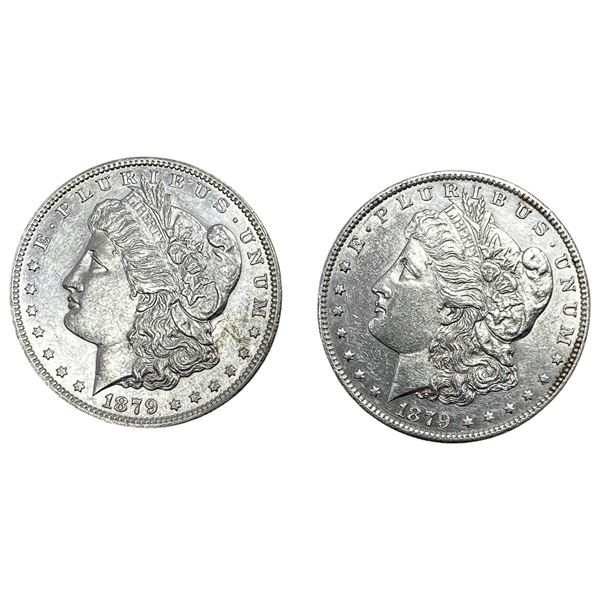 [2] 1879-O BU Better Date Morgan Silver Dollar [2 Coins]
