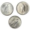 Image 2 : 1926-1935 UNC Better Date Silver Peace Dollar [3 Coins]