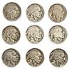 1913-1916 Better Date Buffalo Nickel Lot [9 Coins]