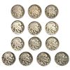 Image 1 : 1918-1931 Better Date Buffalo Nickel Lot [13 Coins]