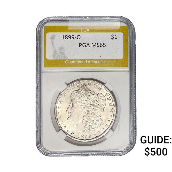 1899-O Mercury Silver Dollar PGA MS65