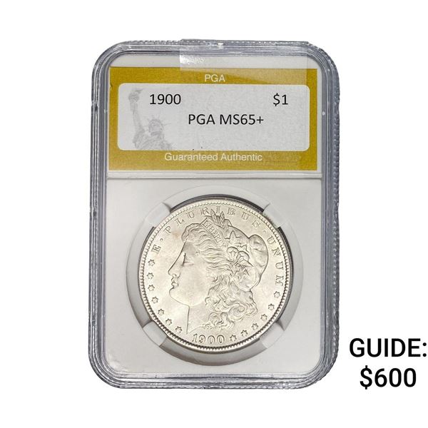 1900 Morgan Silver Dollar PGA MS65+