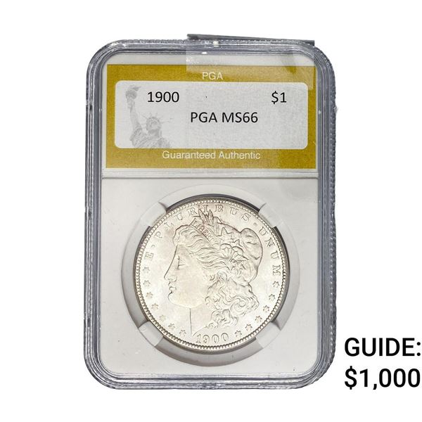 1900 Morgan Silver Dollar PGA MS66