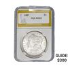 Image 1 : 1887 Morgan Silver Dollar PGA MS63