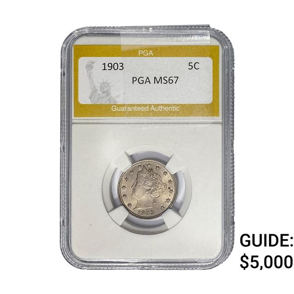 1903 Liberty Victory Nickel PGA MS67