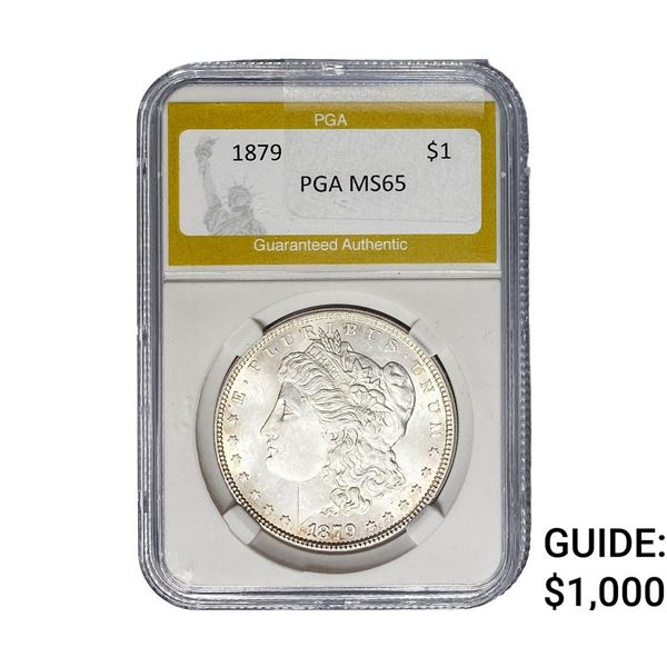 1879 Morgan Silver Dollar PGA MS65