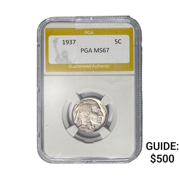 1937 Buffalo Nickel PGA MS67