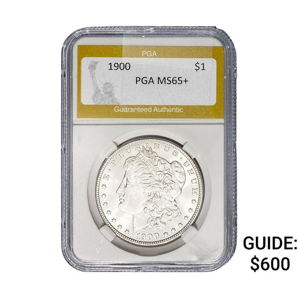 1900 Morgan Silver Dollar PGA MS65+
