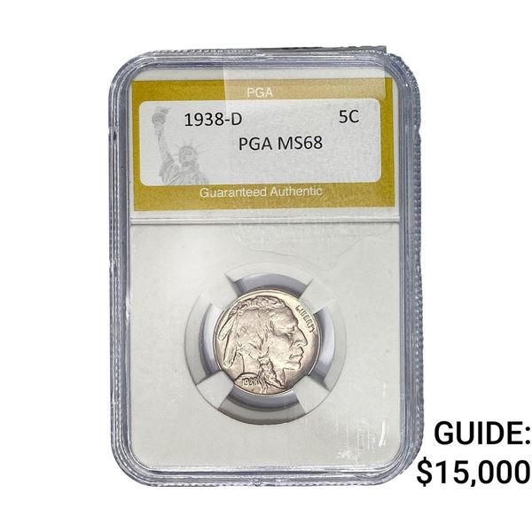 1938-D Buffalo Nickel PGA MS68