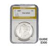 Image 1 : 1887 Morgan Silver Dollar PGA MS64