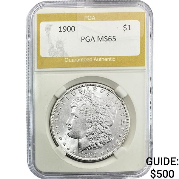 1900 Morgan Silver Dollar PGA MS65