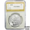 Image 1 : 1900 Morgan Silver Dollar PGA MS65