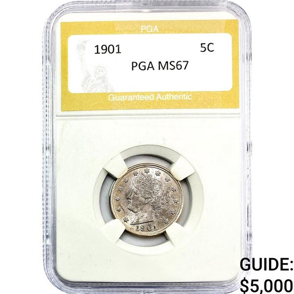 1901 Liberty Victory Nickel PGA MS67