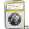 Image 1 : 1881-S Morgan Silver Dollar PGA MS66 PL