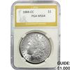 Image 1 : 1884-CC Morgan Silver Dollar PGA MS64