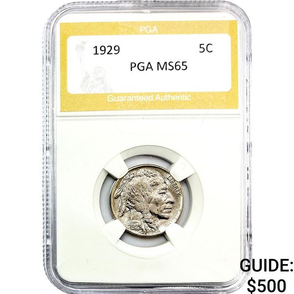1929 Buffalo Nickel PGA MS65