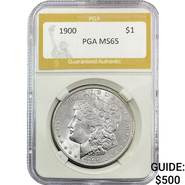 1900 Morgan Silver Dollar PGA MS65