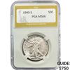 1940-S Walking Liberty Half Dollar PGA MS66
