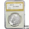 1883-CC Morgan Silver Dollar PGA MS65