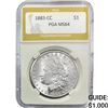 Image 1 : 1883-CC Morgan Silver Dollar PGA MS64