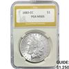 Image 1 : 1883-CC Morgan Silver Dollar PGA MS65