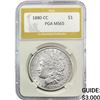 Image 1 : 1880-CC Morgan Silver Dollar PGA MS65
