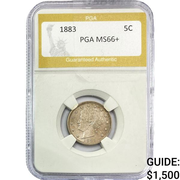 1883 Liberty Victory Nickel PGA MS66+